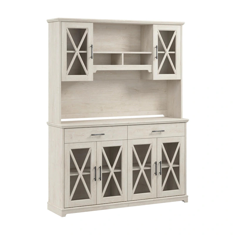 60W Sideboard-Buffetschrank mit Aufsatz