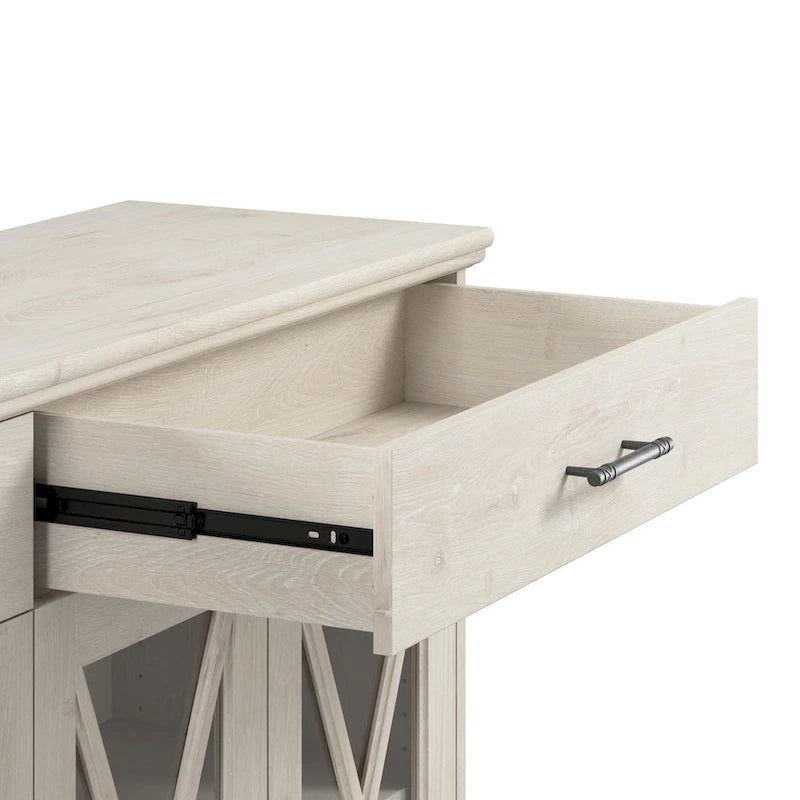 60W Sideboard-Buffetschrank mit Aufsatz