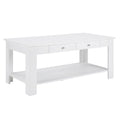 Table basse avec étagère