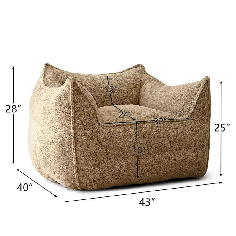 Faules Sofa fürs Wohnzimmer, Sitzsack