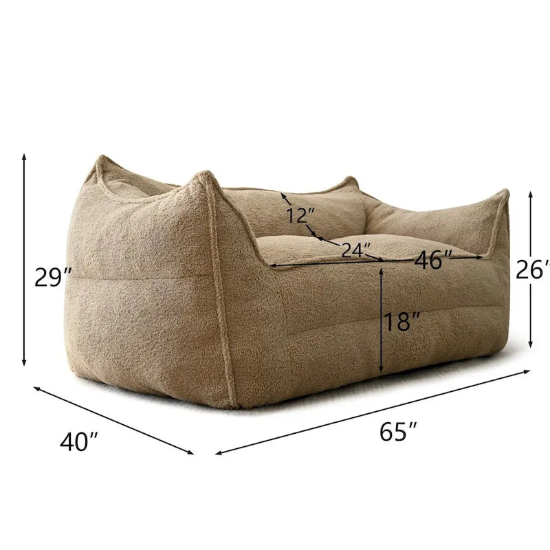 Faules Sofa fürs Wohnzimmer, Sitzsack