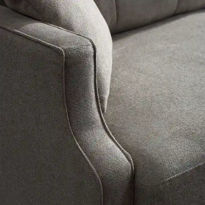 2-Sitzer-Loveseat aus Stoff mit USB-Ladefunktion