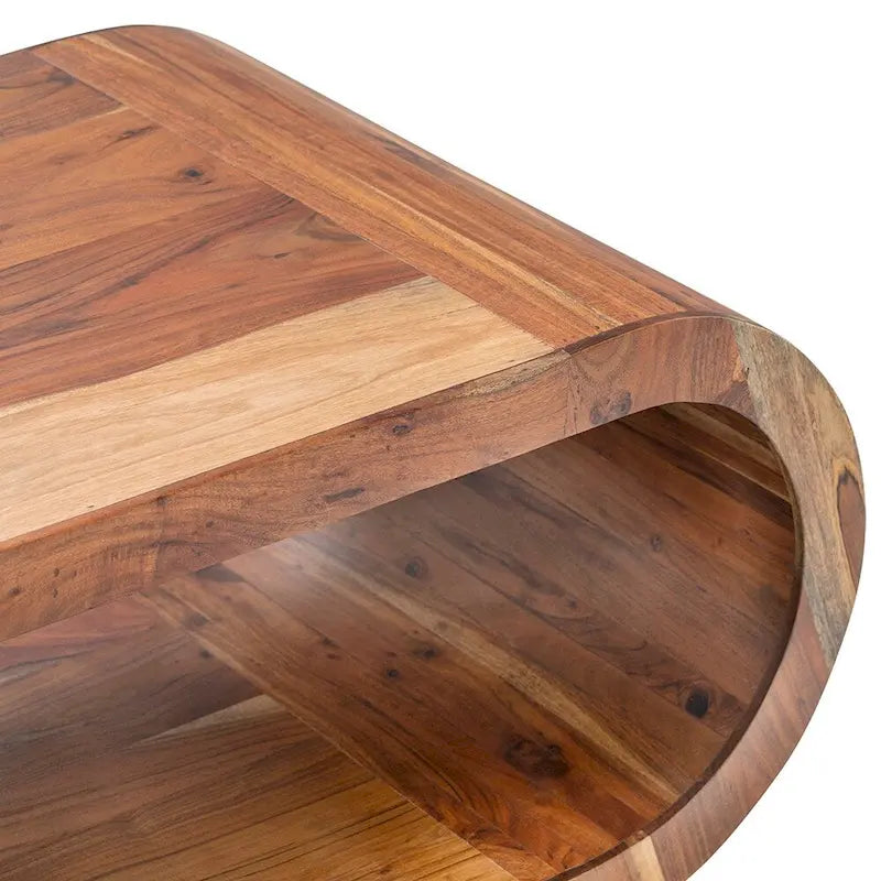 Table cocktail en bois de manguier - 51x23x18