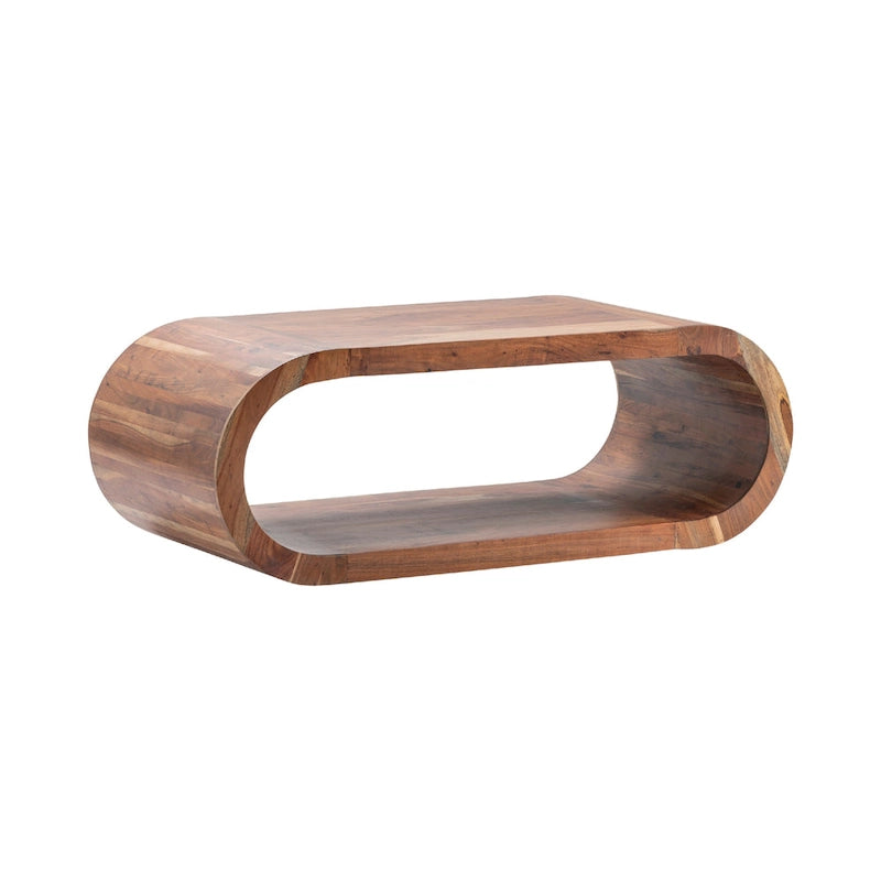 Table cocktail en bois de manguier - 51x23x18