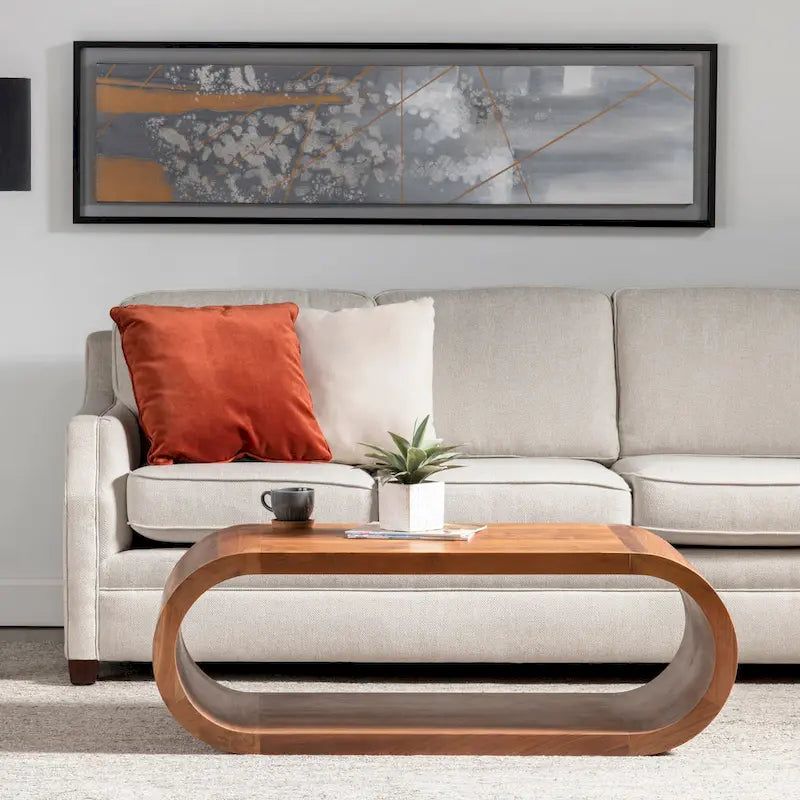 Table cocktail en bois de manguier - 51x23x18