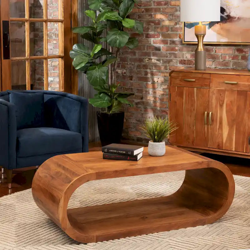 Couchtisch aus Mangoholz - 51x23x18