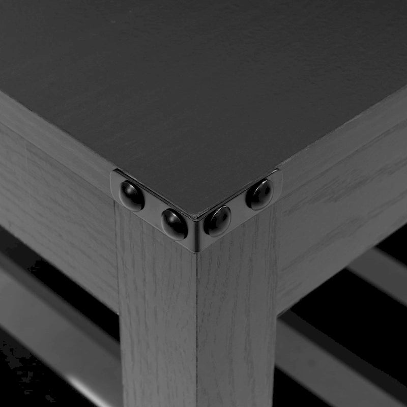 Table basse de salon avec étagère de rangement, table centrale pour canapé - 40.16 W x 22.05 D x 18.11 H