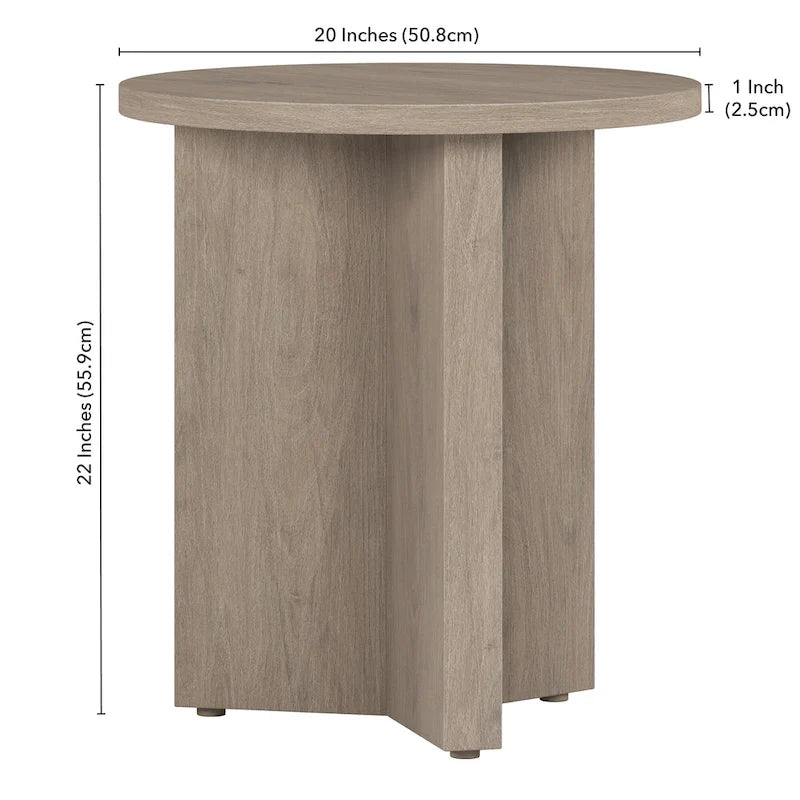 Runder Beistelltisch, 20 breit - 20 breit
