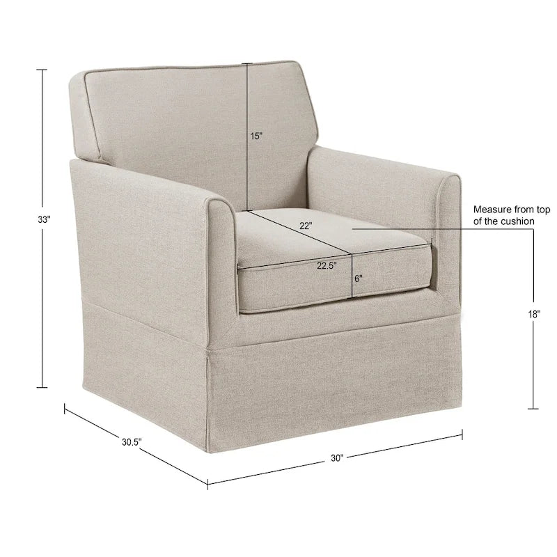 510 Akzent-Sessel mit Schonbezug - 30W x 30.5D x 33H