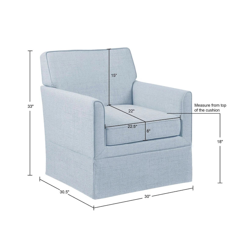 510 Akzent-Sessel mit Schonbezug - 30W x 30.5D x 33H