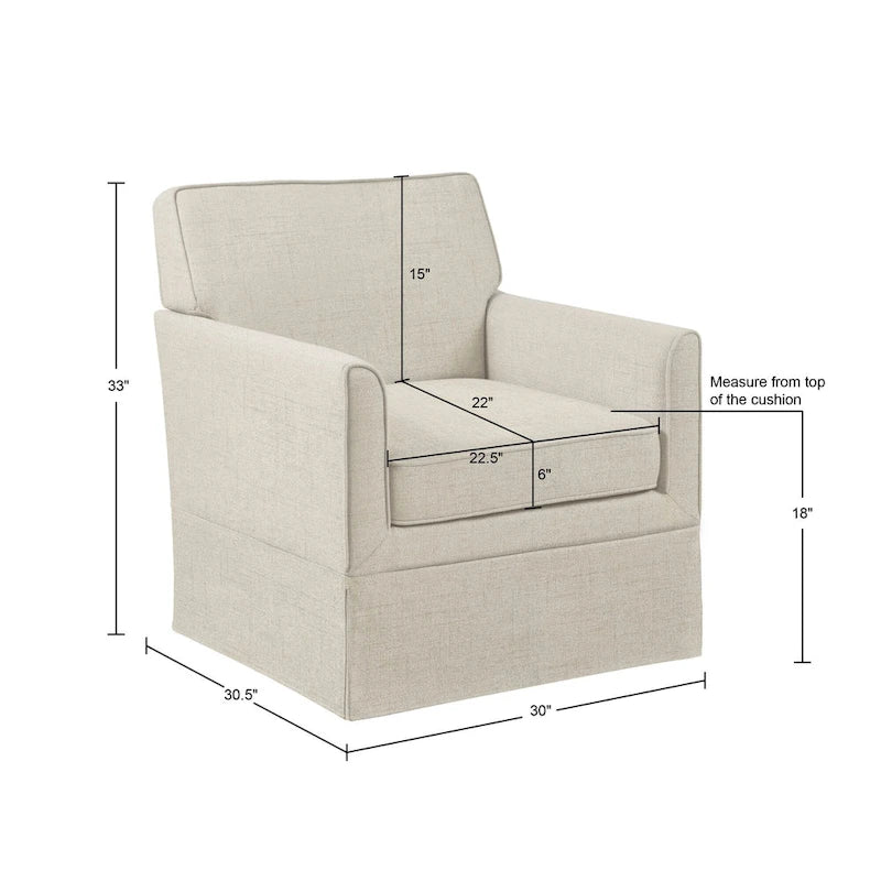 510 Akzent-Sessel mit Schonbezug - 30W x 30.5D x 33H