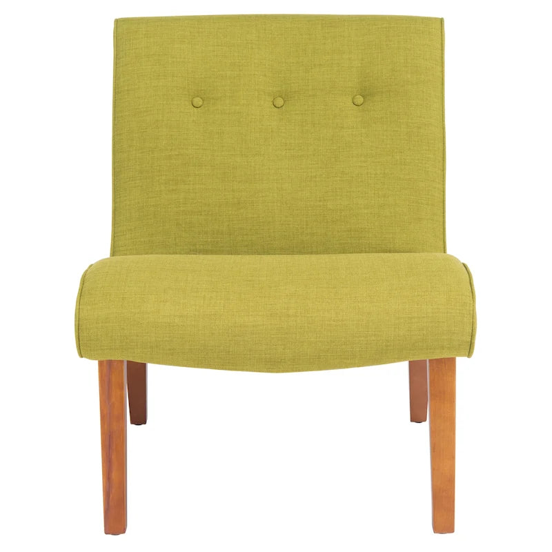 Fauteuil vert forêt du milieu du siècle - 25.2 x 29.9 x 30.7 - 25Wx30Dx31H