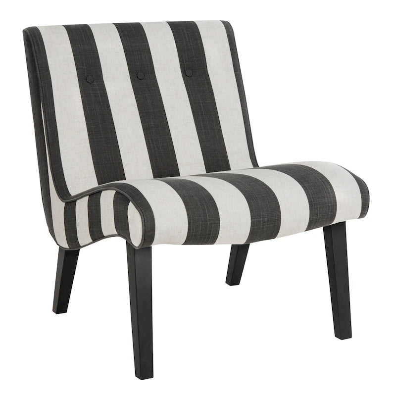Stuhl in Waldgrün im Mid-Century-Stil - 25.2 x 29.9 x 30.7 - 25Wx30Dx31H