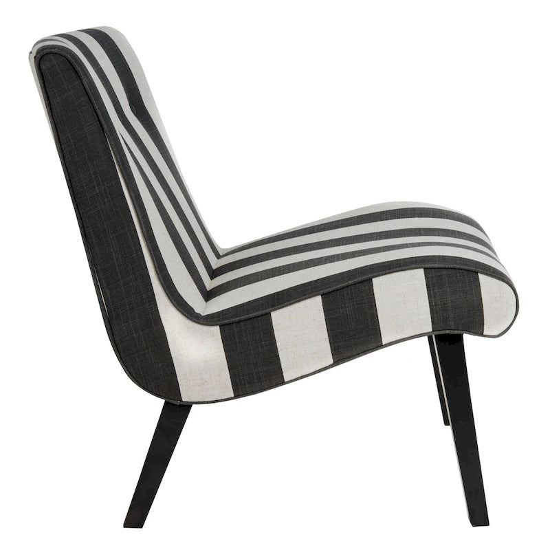 Stuhl in Waldgrün im Mid-Century-Stil - 25.2 x 29.9 x 30.7 - 25Wx30Dx31H