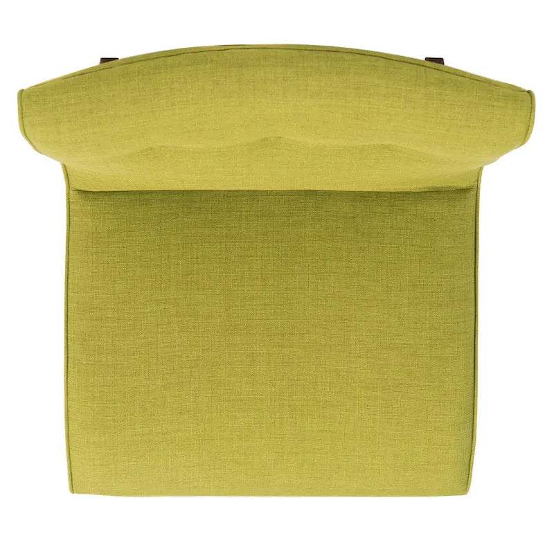 Stuhl in Waldgrün im Mid-Century-Stil - 25.2 x 29.9 x 30.7 - 25Wx30Dx31H