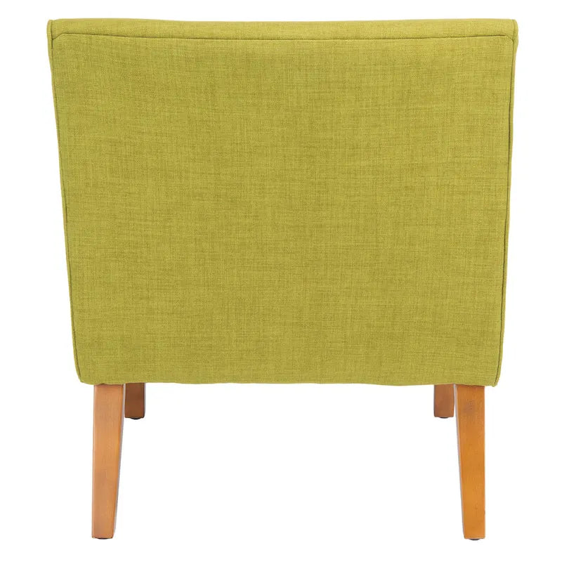 Stuhl in Waldgrün im Mid-Century-Stil - 25.2 x 29.9 x 30.7 - 25Wx30Dx31H
